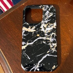 Burga Black Marble Phone Case iPhone 14